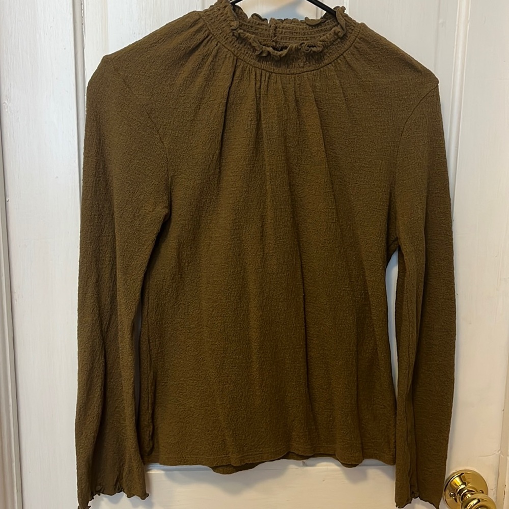 Madewell Olive Green Top